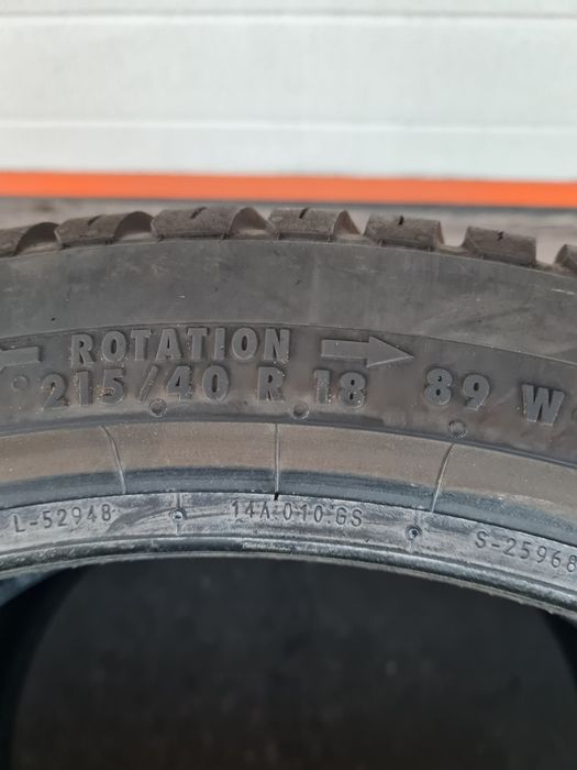 Всесезонни гуми 2 броя CONTINENTAL AllSeasonContact 215 40 R18 дот 232