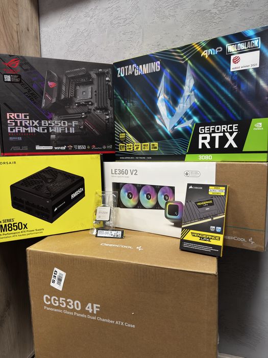 PC gaming high end rtx 3080 ryzen 7 5800x 32 gb ddr4 3600mhz sursa 850