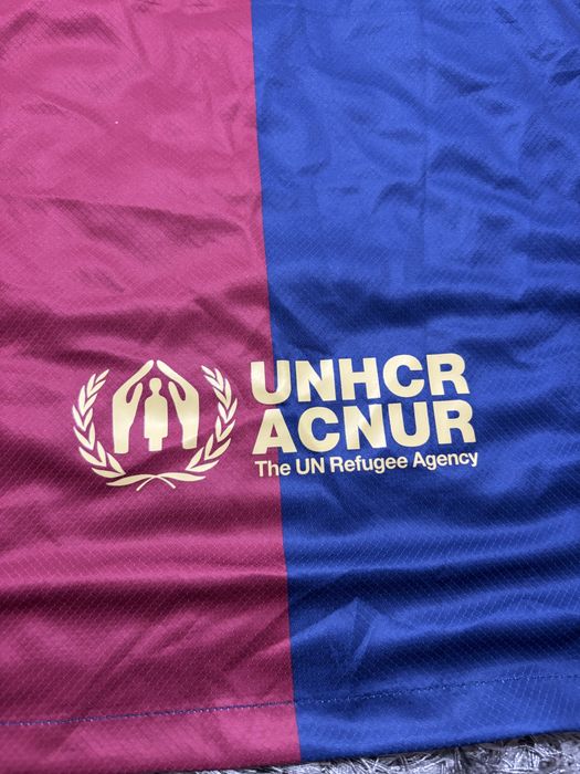 Tricou nike fc barcelona x travis scott