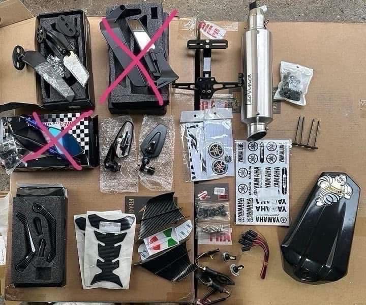 Accesorii moto noi yamaha yzf r125 honda cbr kawasaki suzuki ktm