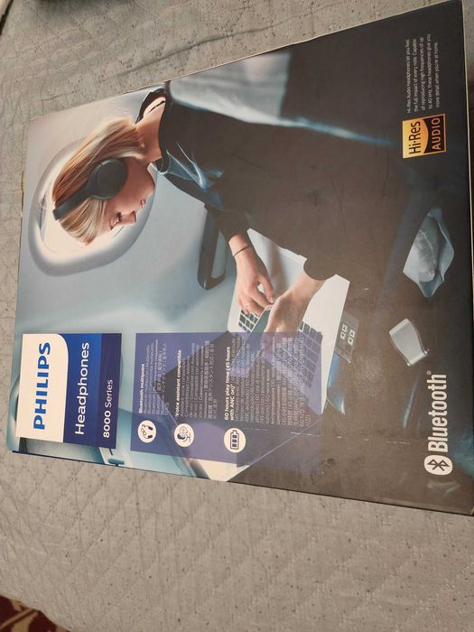 Casti Philips, TAH8506BK/00, ANC Pro, Hi-Res, 60 Ore, Negru