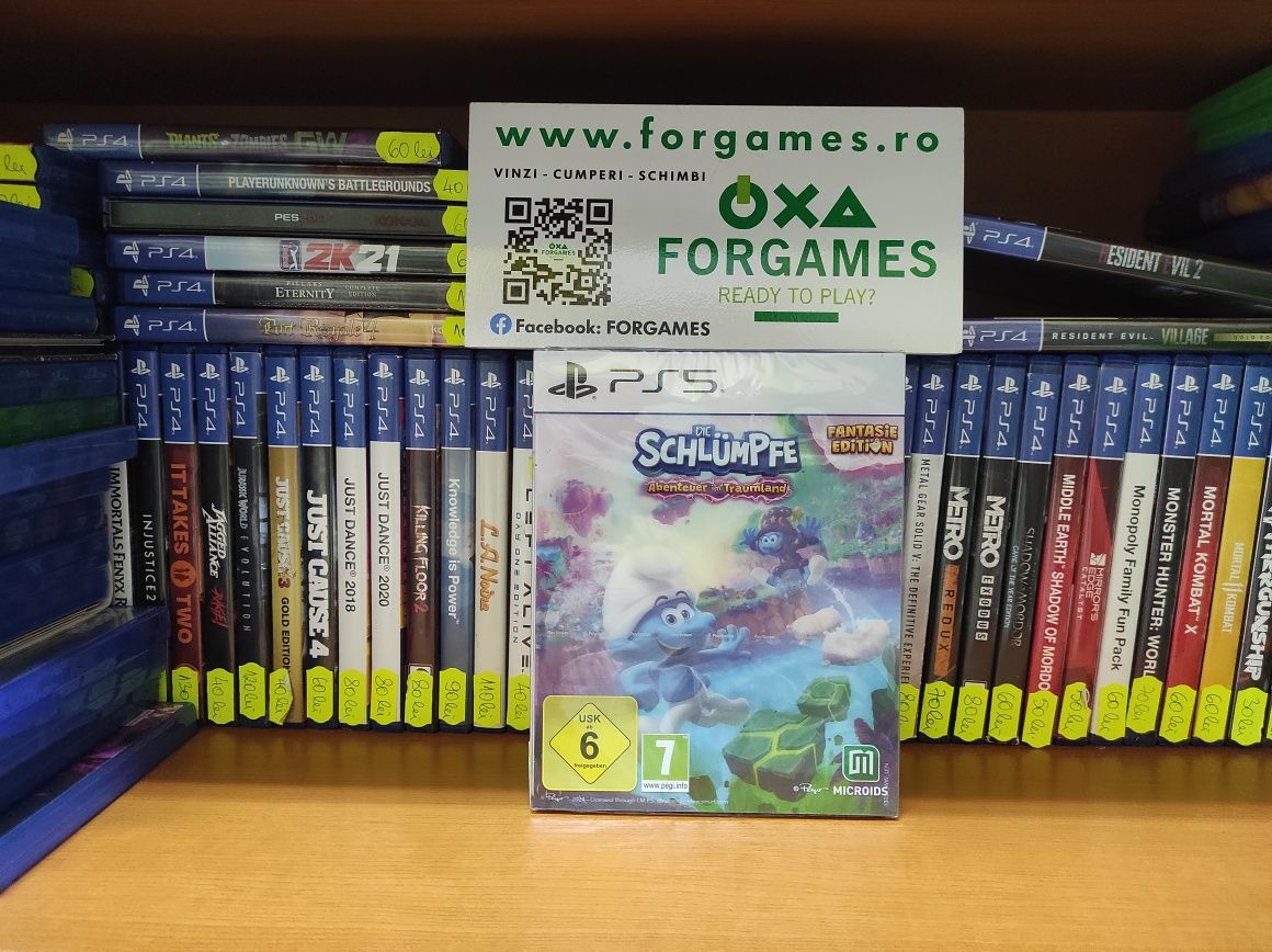 The Smurfs Dreams PS5 Ștrumfi