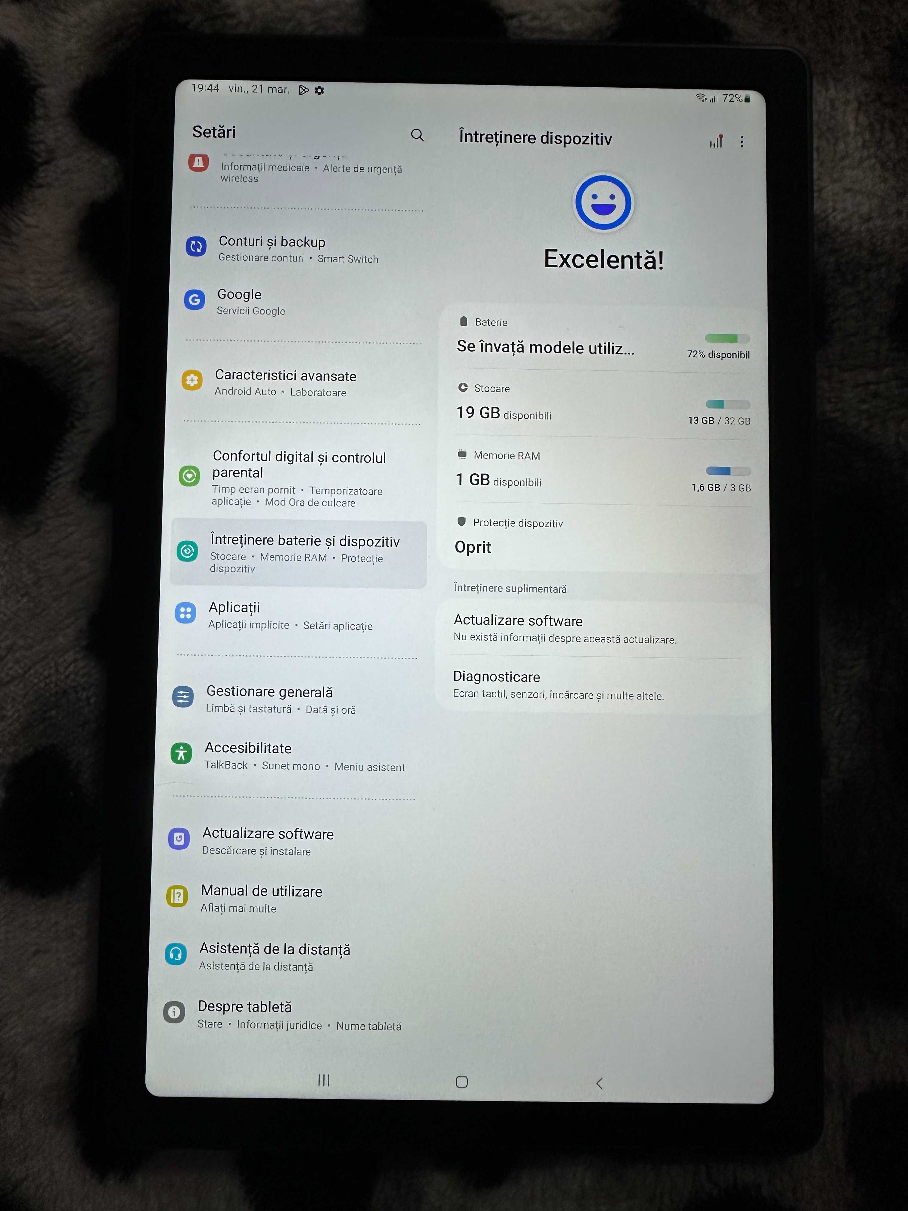Samsung Galaxy Tab A7 (2022) , 10.4", 32GB, 3GB RAM, 4G , IMPECABILA !