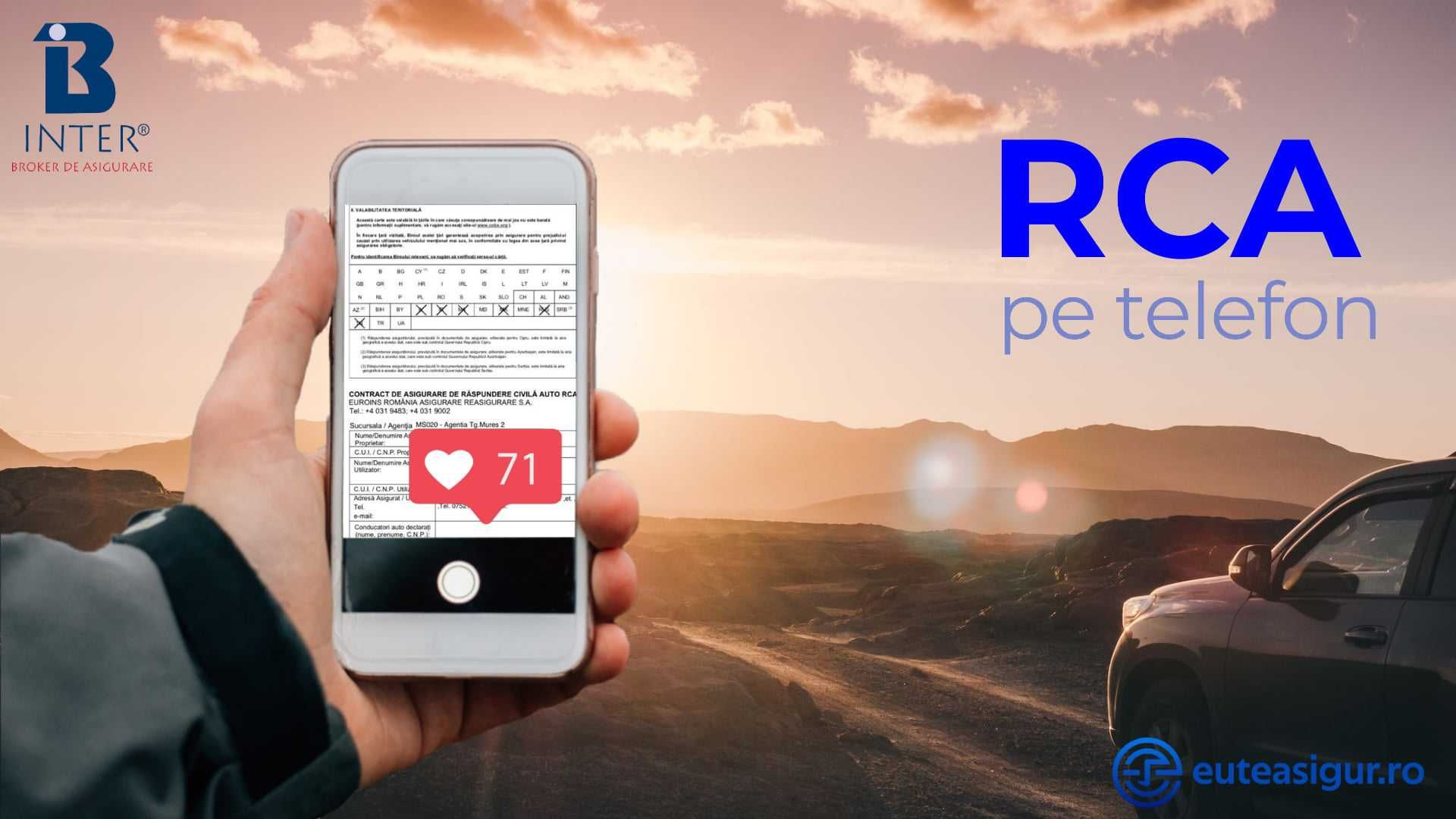 Asigurari RCA, Casco,Locuinte,Sanatate,Viata si in RATE prin Tbi Bank