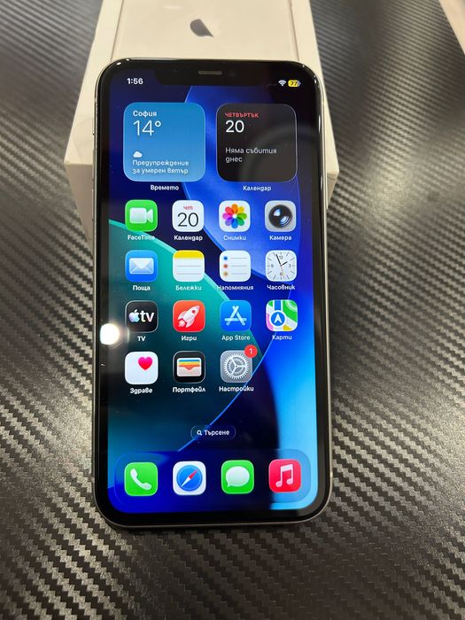 Отличен iPhone 11 64gb бял
