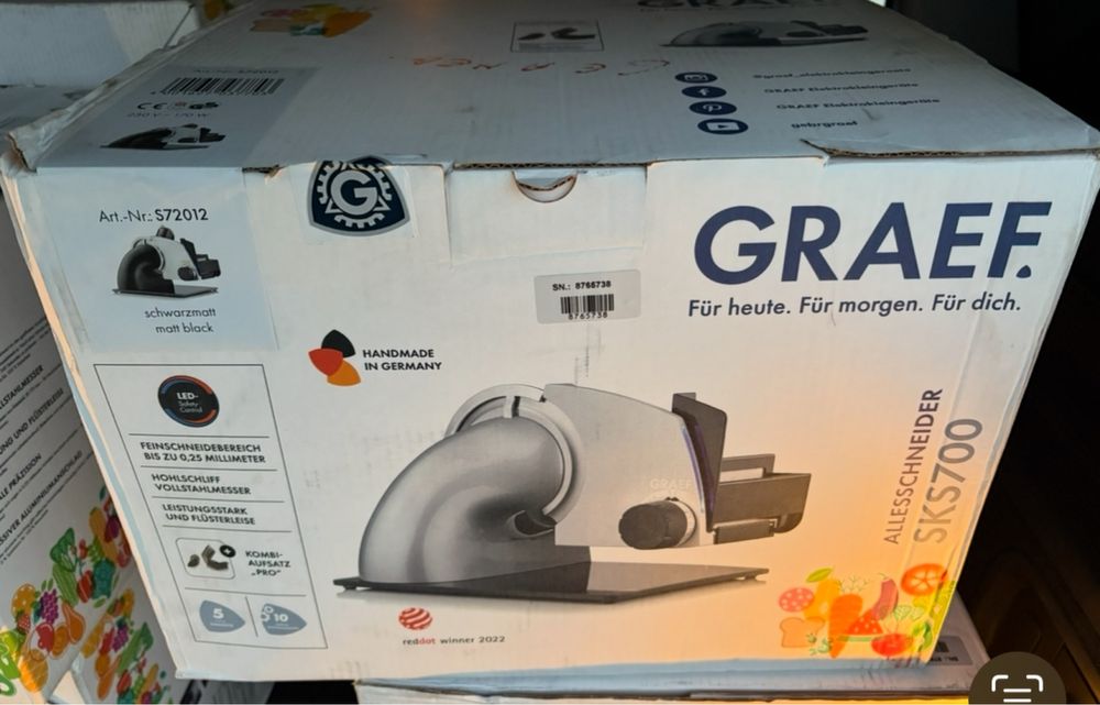 Feliator electric, Graef, SKS700, inox, SIGILAT, pret lichidare stoc
