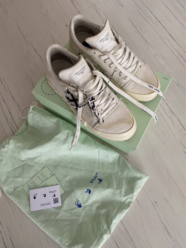 Off White Low Vulcanized Sneakers унисекс кецове