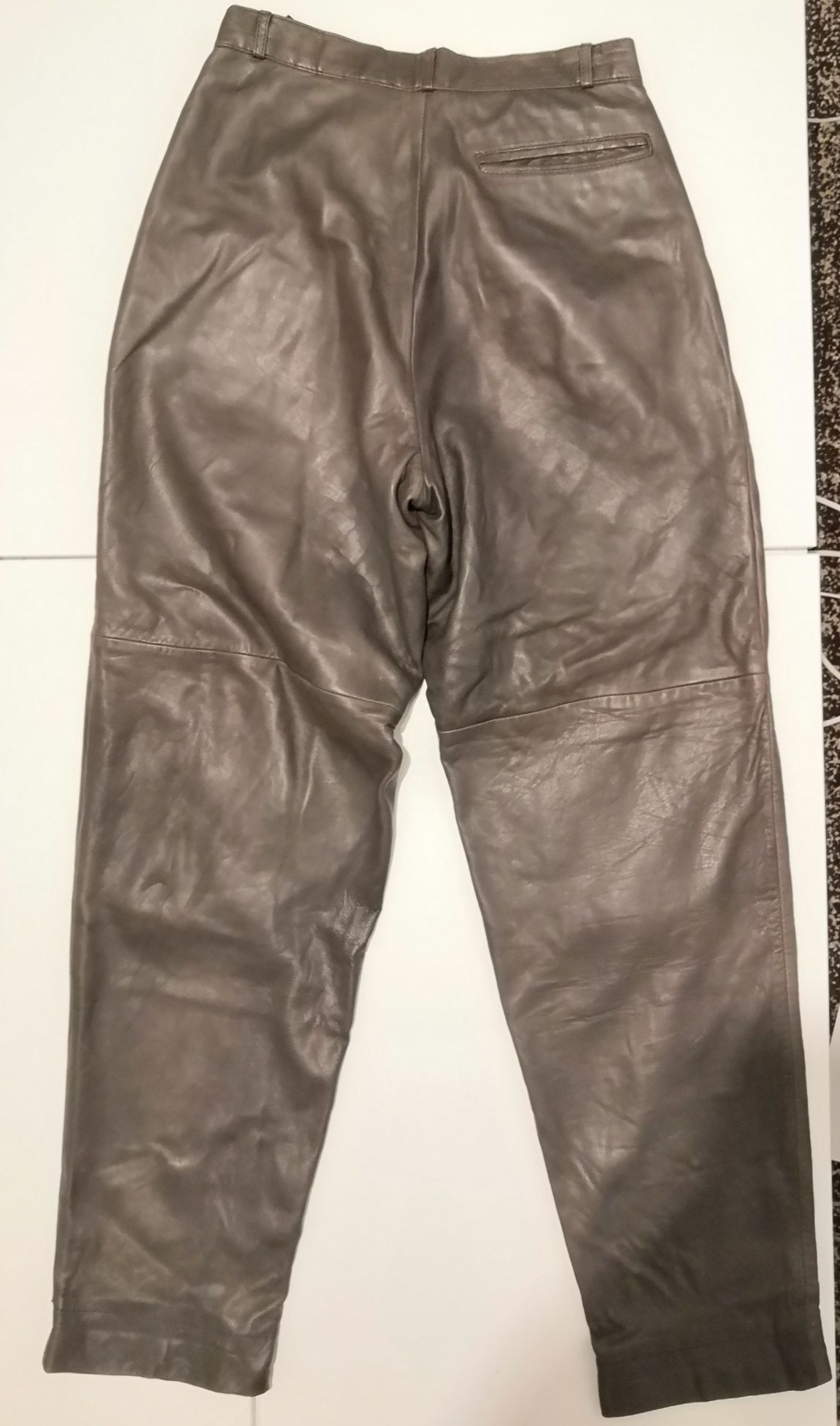 Pantaloni moto piele, mărime mare