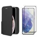 Pachet Husa Flip Cover Piele + Folie Sticla Oppo A40/A60/A80/A5 PRO
