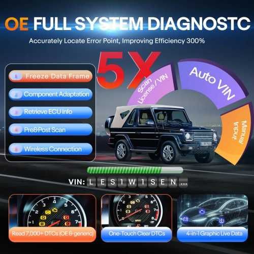 Tester auto profesional Autel MaxiCOM MK900-BT MK900BT Limba Romana