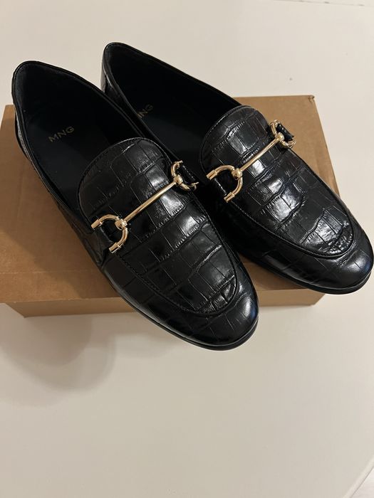 Mocasini MANGO din piele -transport gratuit