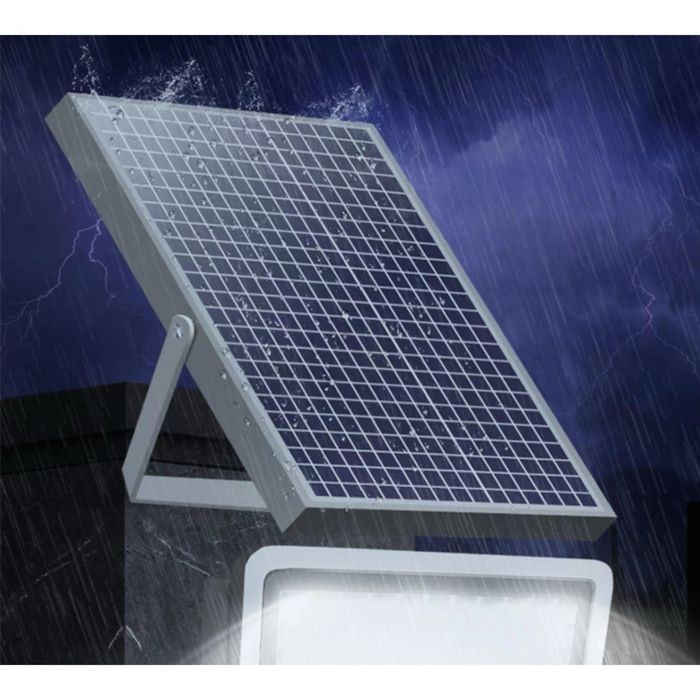 Proiector Led cu panou solar, senzori lumina, waterproof, 216 Led-uri