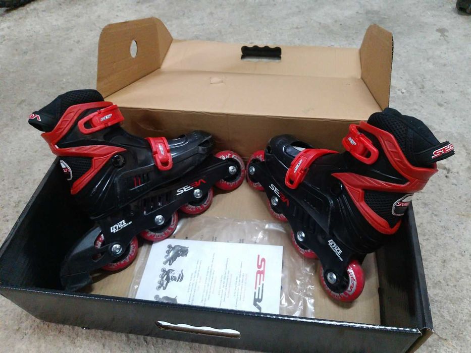Ролери SEBA Junior Red/Black Размер 31-34 EU