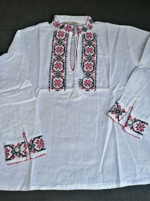 Ie băieței motive tradiționale din bumbac de la 0 la 16 ani.