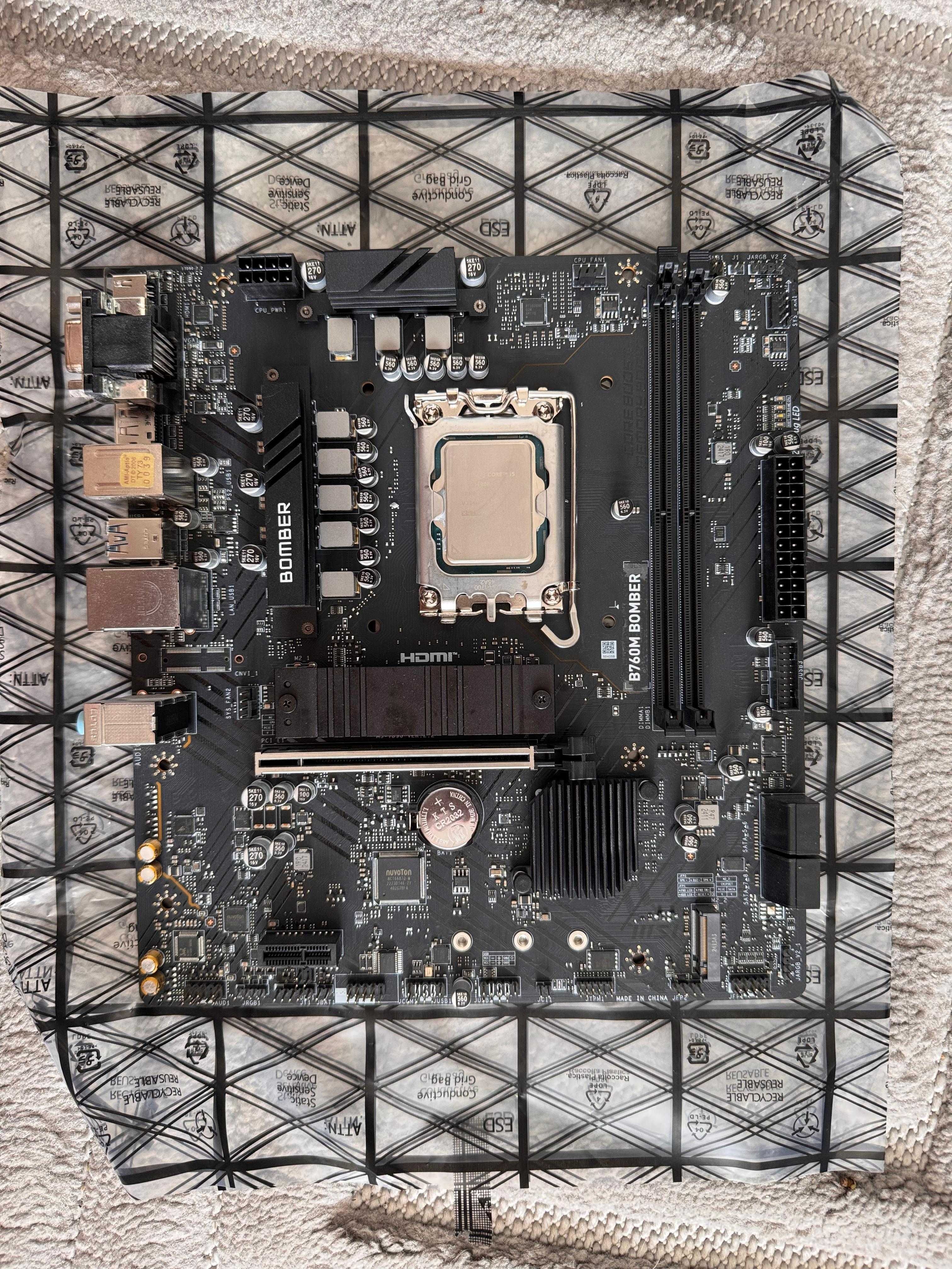 Intel i5-13400F + MSI B760M Bomber(DDR5) + DeepCool AG400 Digital