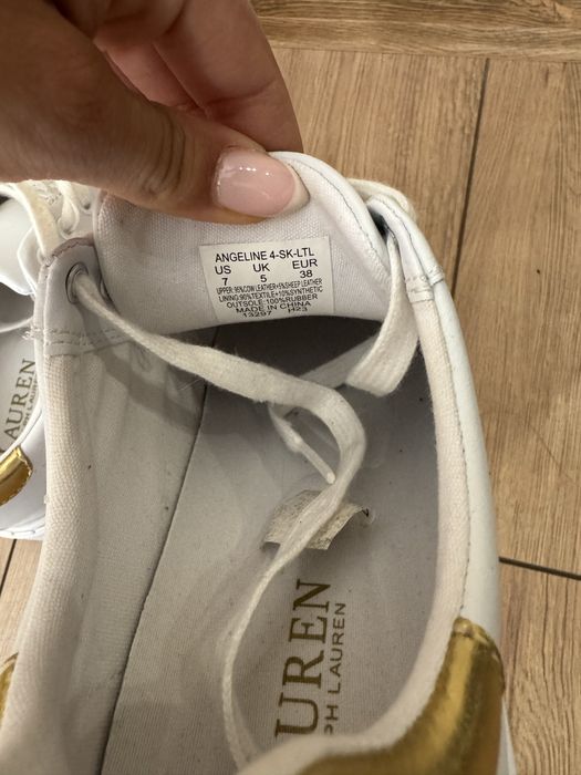 Бели кецове ralph lauren