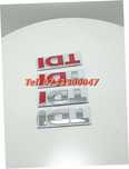 Emblema Tdi Crom Simpla Metalica Vw