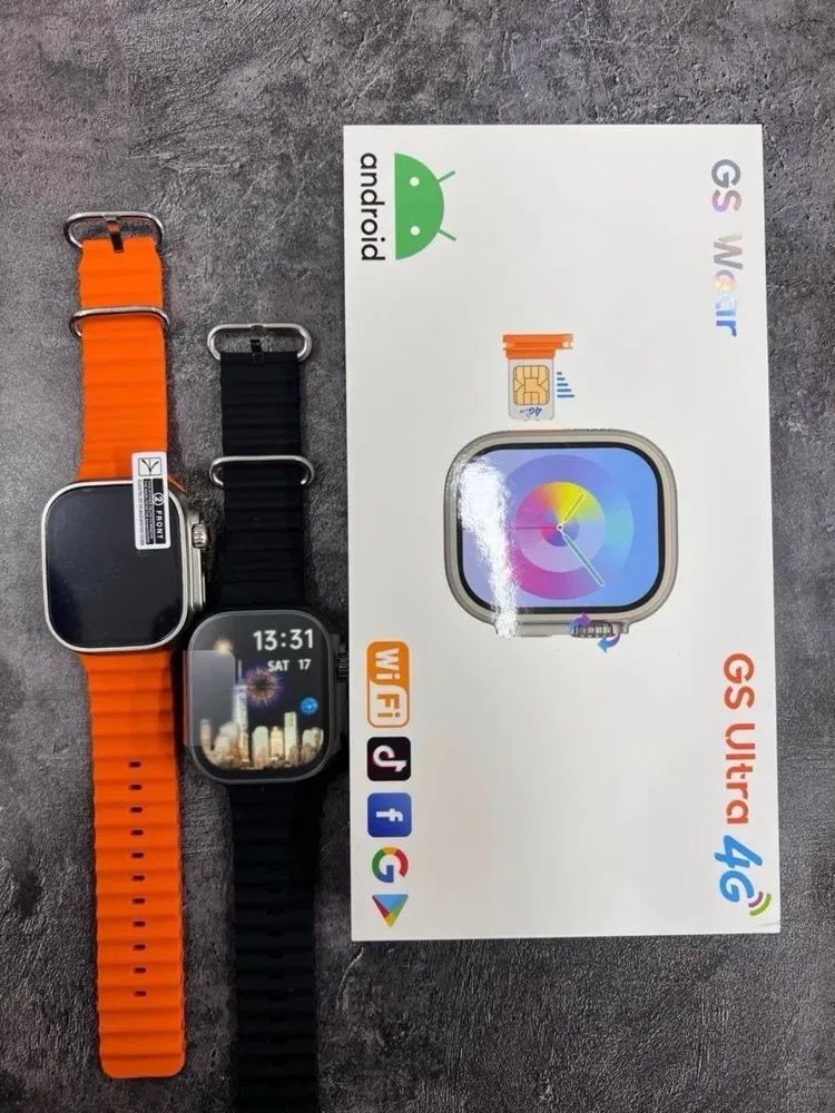 Watch 9 ultra android , смарт часы с камерой , гугл есть