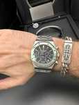 Audemars Piguet Royal Oak Chrno silver-black
