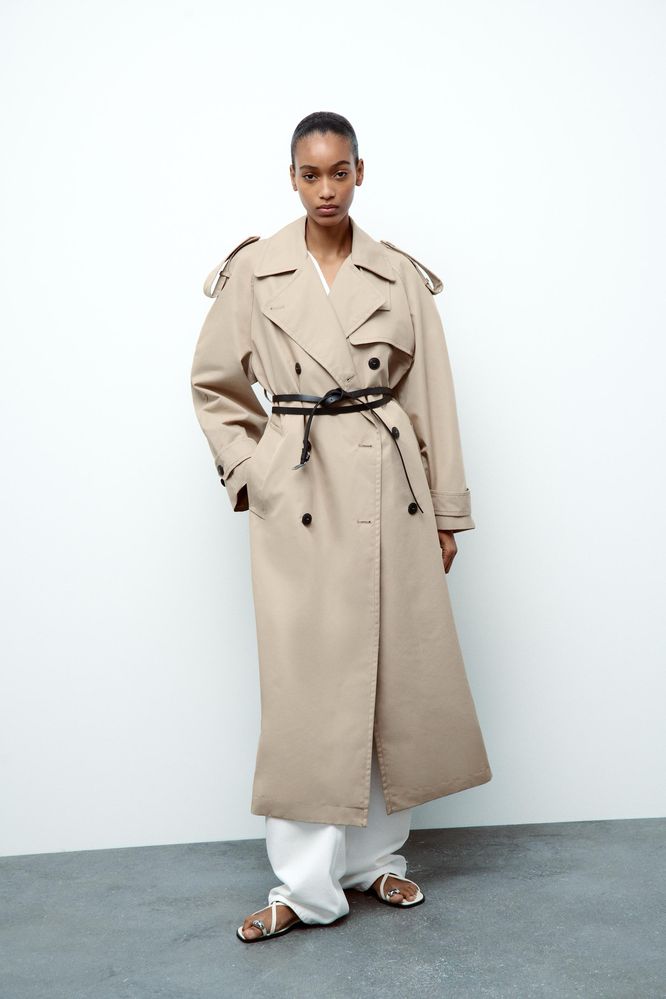 Zara oversize тренчкот