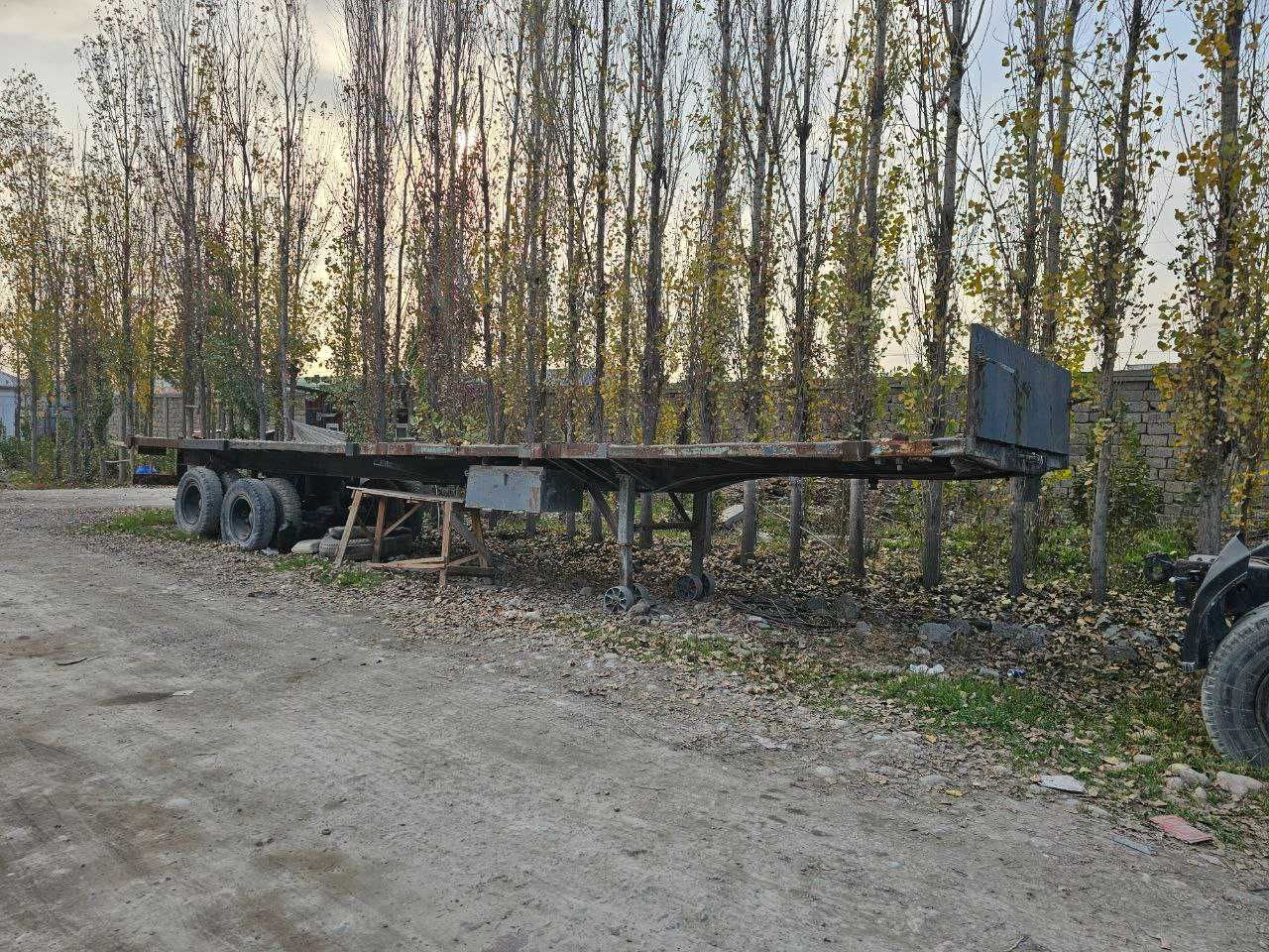 КАМАЗ с прицепом 12 метров