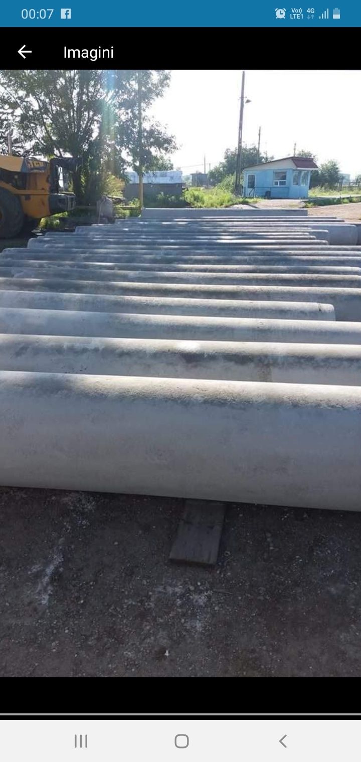 vând tuburi de beton premo cu inserție metalica