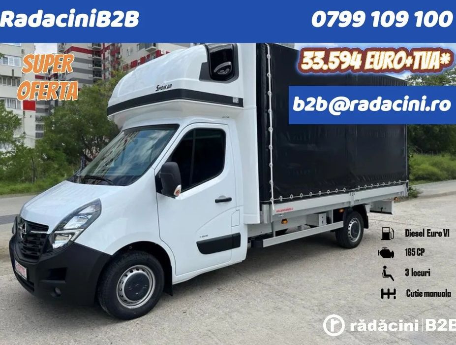 Opel MOVANO Opel Movano bena + prelata + dormitor