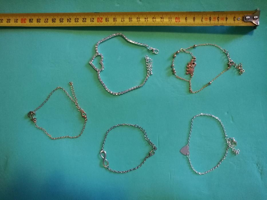 Bratari picior suflate cu aur