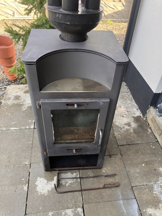 Soba Semineu  pe lemne carbuni  9,5 kw