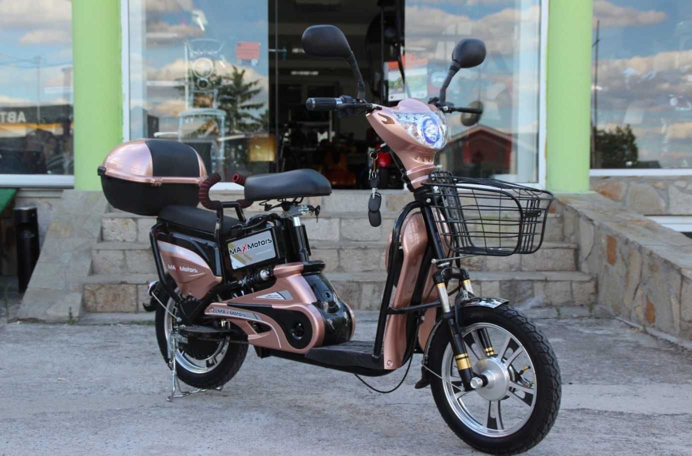 Електрически скутери тип мотопед MaxMotors EBZ16 500W/48V/12Ah