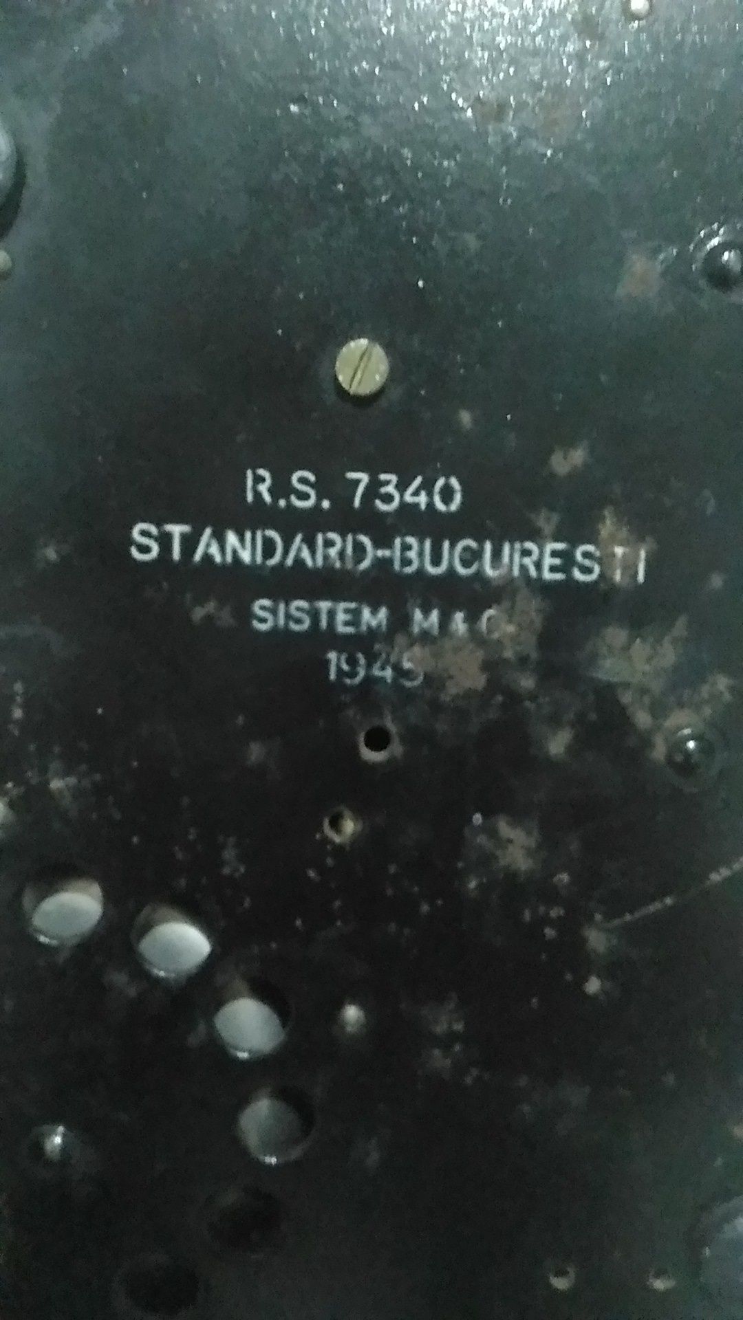 Telefon ebonita cu disc