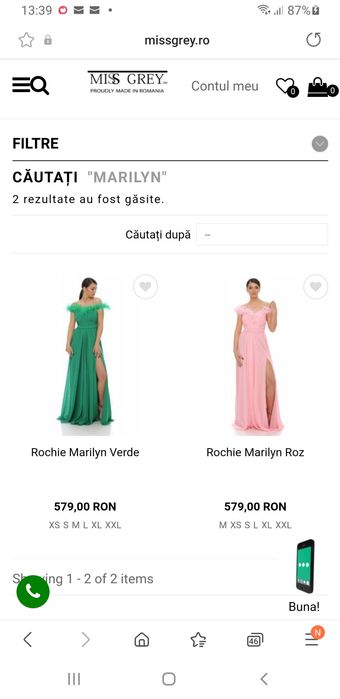 Rochie de ocazie Miss Grey