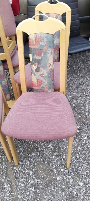 Masa de bucătărie extensibilă  cu 6 scaune