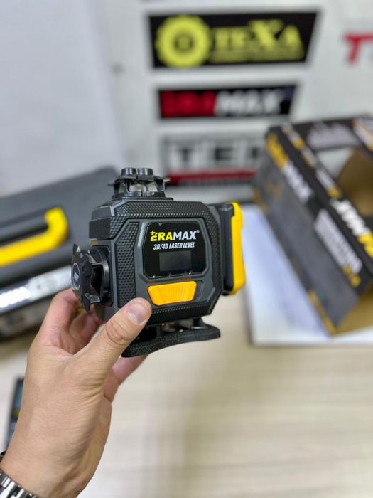 Лазерный уровень, уровень, зеленый луч, проекция на 360 градусов