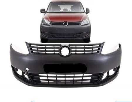 Предна Броня VW Кади 2010-2015 Цяла черна Нова Cady Caddy Cadi
