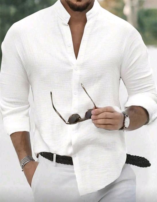 Camasa in barbati mânecă lunga