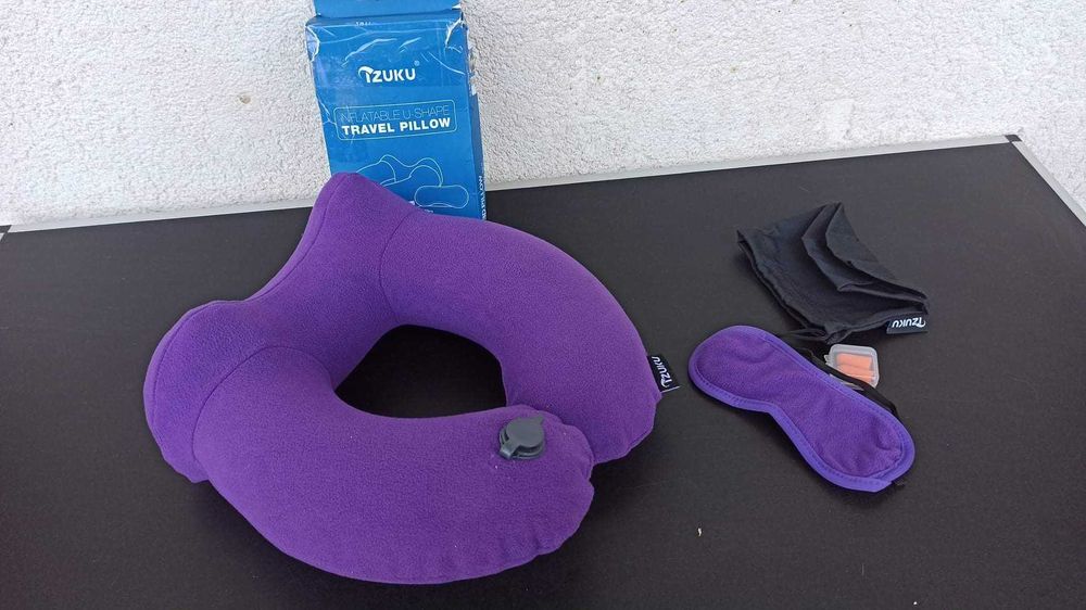 Izuku set pt calatorie perna gonflabila gat  somn odihnitor relaxant