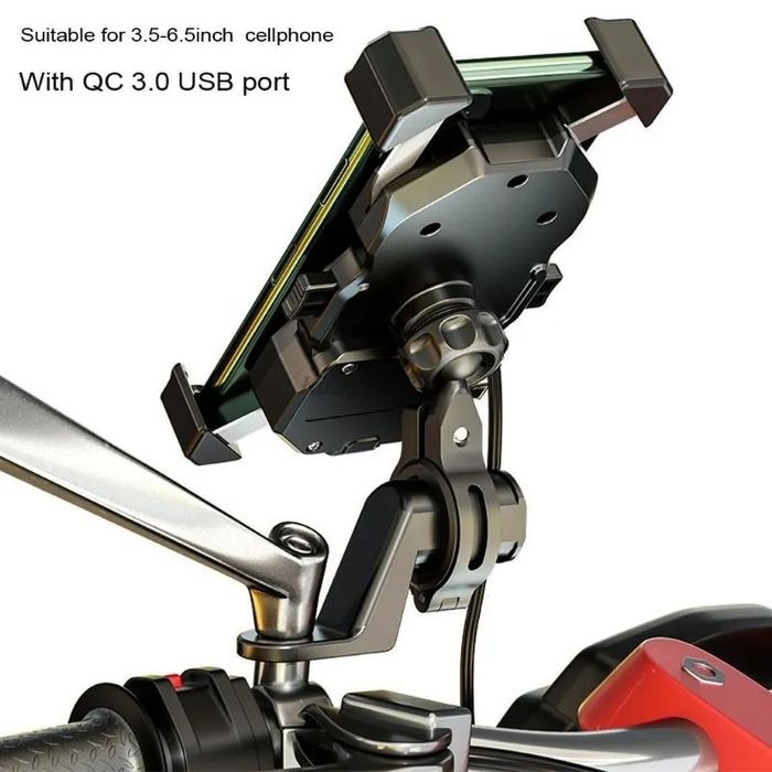 Suport telefon- incarcare wireless - usb -  quick mount /quick release