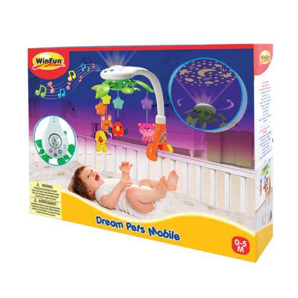 WINFUN Музикална въртележка с лампа прожектор