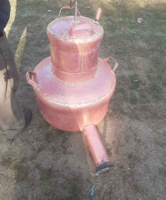 Vând cazan de 200 litri din cupru alimentar