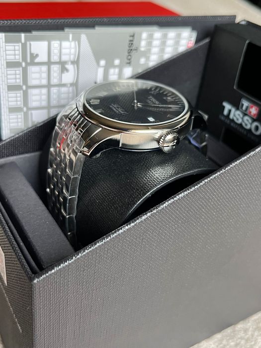Ceas Tissot Le Locle Automatic Black, Bratara Metalica