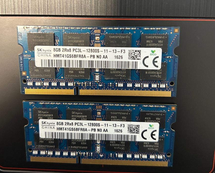 Memorie RAM Laptop 16GB 2x8GB DDR3 1600MHz - ASUS/Acer/Dell/HP