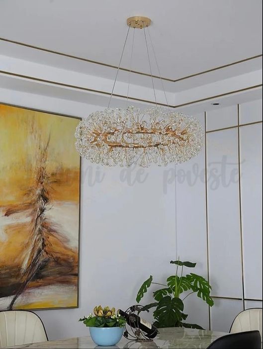 Candelabru lux cristal lustra moderna