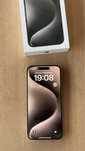 Iphone 15 pro max,natural titanium,256 gb full box