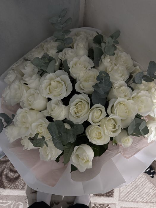 Белые роза голландский