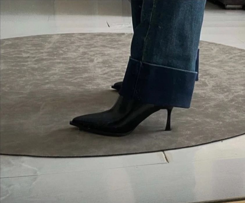 Зимние сапоги на каблуках, зимняя обувь 41 размер