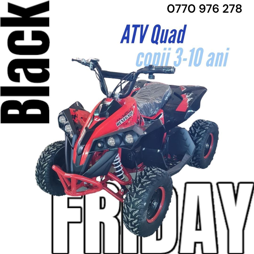 Atv Quad adus din Germania pentru copii cu motor pe benzina 49cc