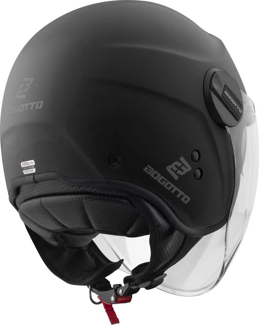 Каска за скутер BOGOTTO H595-1 SPN BLACK/MATT Размер XL