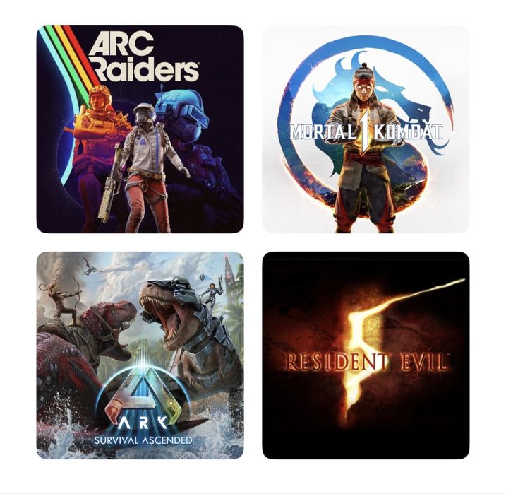 Ark survival ascended. Arc raiders. mortal kombat 1 для ps5