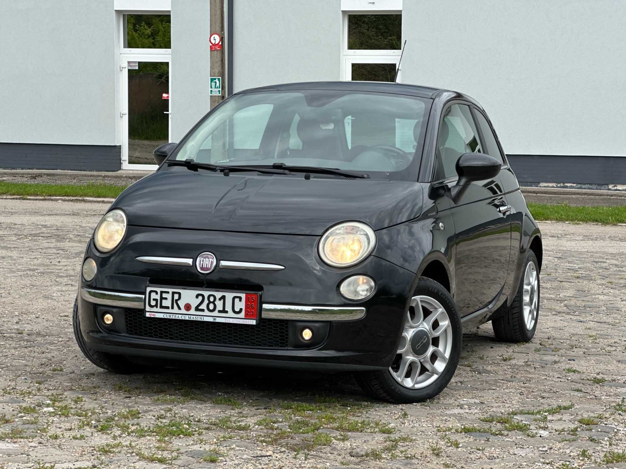Fiat 500*aer conditionat*1.3 benzina*af.2009*piele*2 randuri de jante!